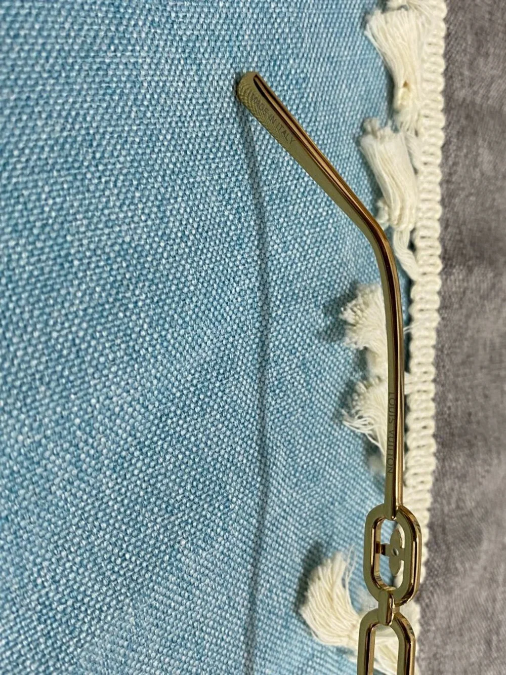Louis Vuitton Rimless Cat-Eye Chain Sunglasses